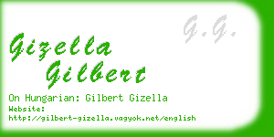 gizella gilbert business card